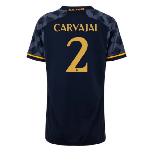 Dámy Fotbalový dres Real Madrid Daniel Carvajal #2 2023-24 Venkovní Krátký Rukáv
